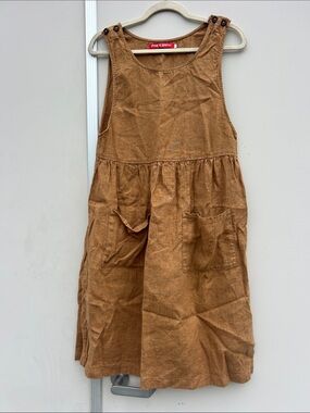 PYNE & SMITH 100% Linen Rustic Copper Dress